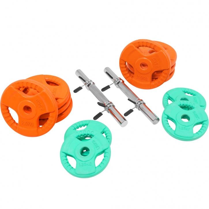 Set Manubri Rubber Gripper 30 kg