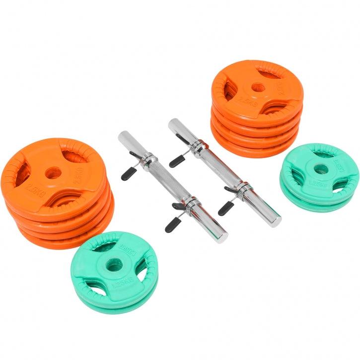 Set Manubri Rubber Gripper 30 kg