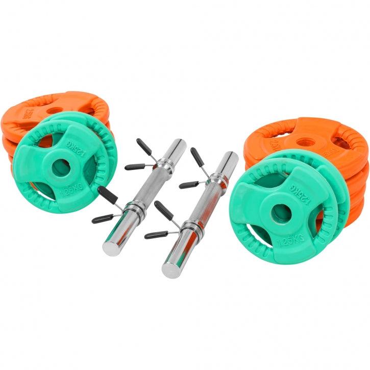 Set Manubri Rubber Gripper 30 kg