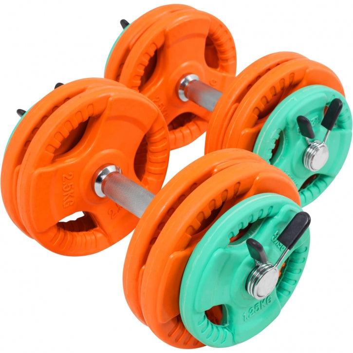 Set Manubri Rubber Gripper 30 kg