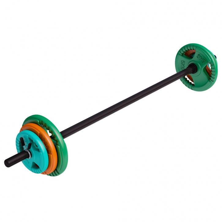 Set Bilanciere e Pesi per Aerobica 19,5 kg