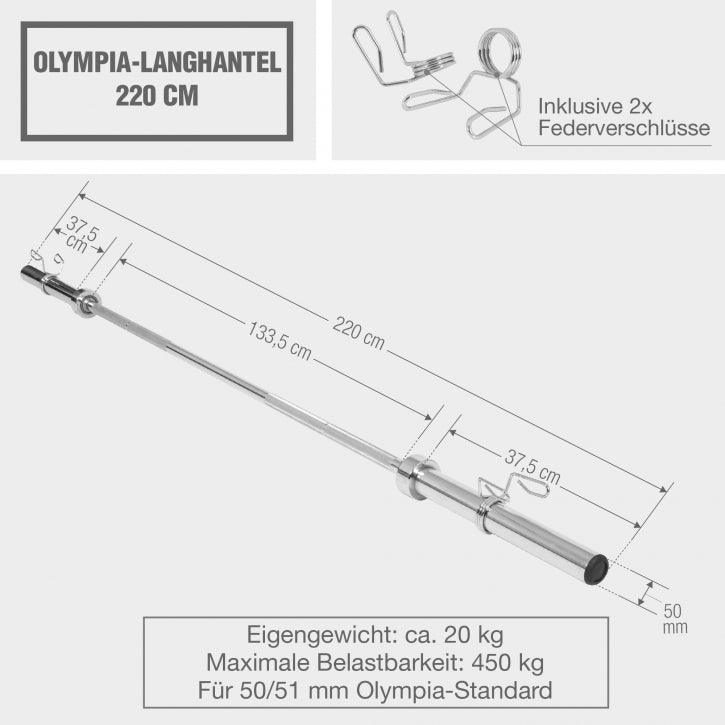 Bilanciere Olimpico 220 cm