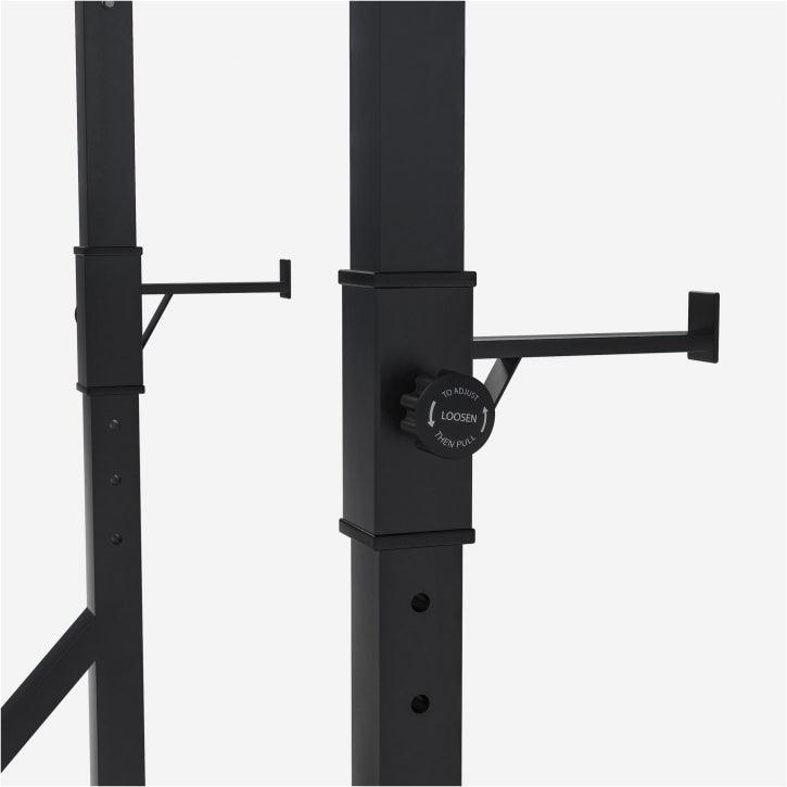 Squat Rack Regolabile con Porta Dischi, 250 kg
