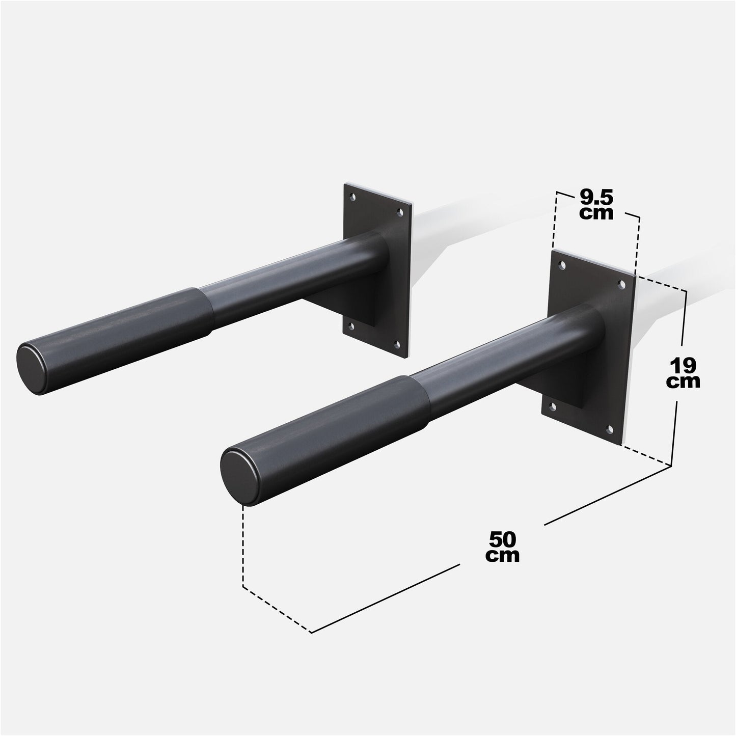 Dip Parallele a Parete in Acciaio 350 kg