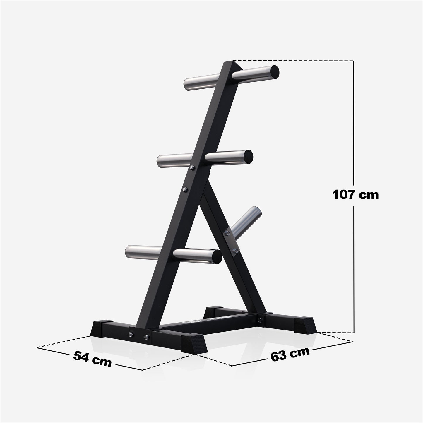 Rastrelliera con 4 Barre da 50/51 mm