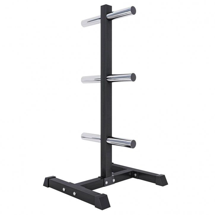 Rastrelliera Porta Dischi con 3 Supporti, 50/51 mm in nero/bianco