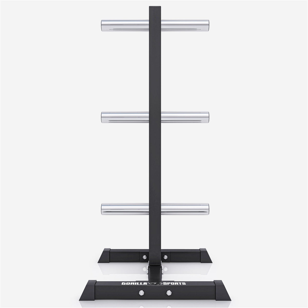 Rastrelliera Porta Dischi con 3 Supporti, 50/51 mm in nero/bianco