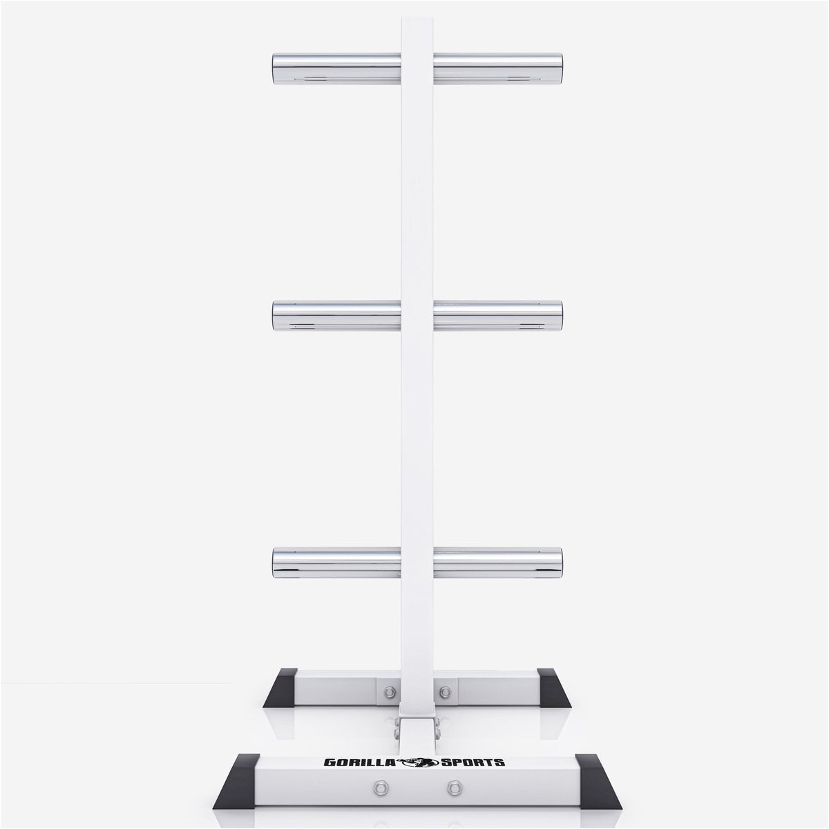 Rastrelliera Porta Dischi con 3 Supporti, 50/51 mm in nero/bianco