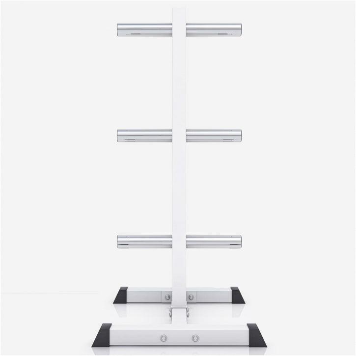Rastrelliera Porta Dischi con 3 Supporti, 50/51 mm in nero/bianco