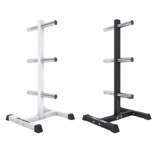 Rastrelliera Porta Dischi con 3 Supporti, 50/51 mm in nero/bianco