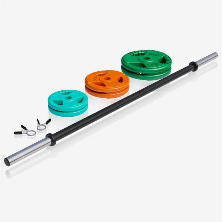 Set Bilanciere e Pesi per Aerobica 19,5 kg
