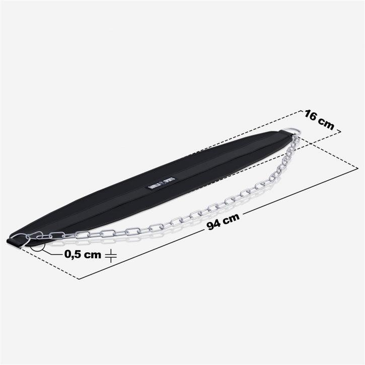 Dip Belt in nylon con Catena