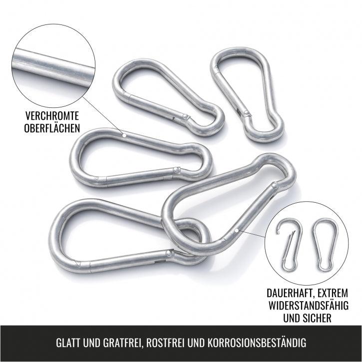Set 5 Moschettoni 7 mm