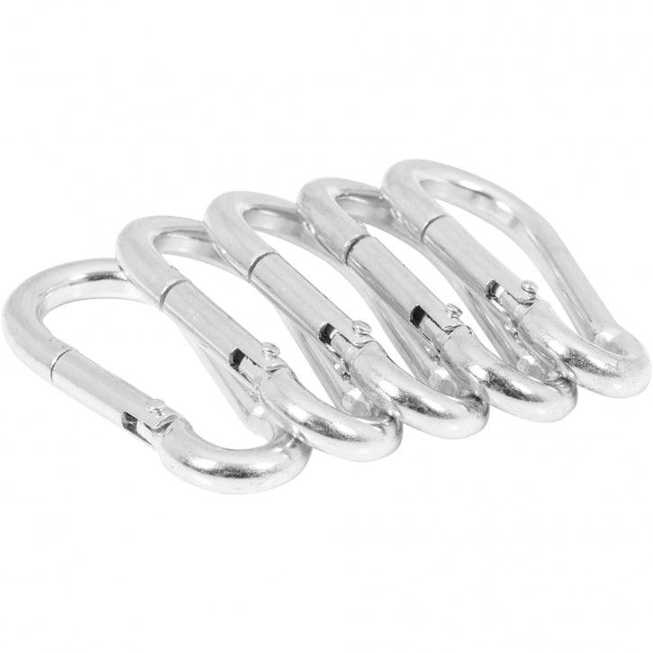Set 5 Moschettoni 7 mm