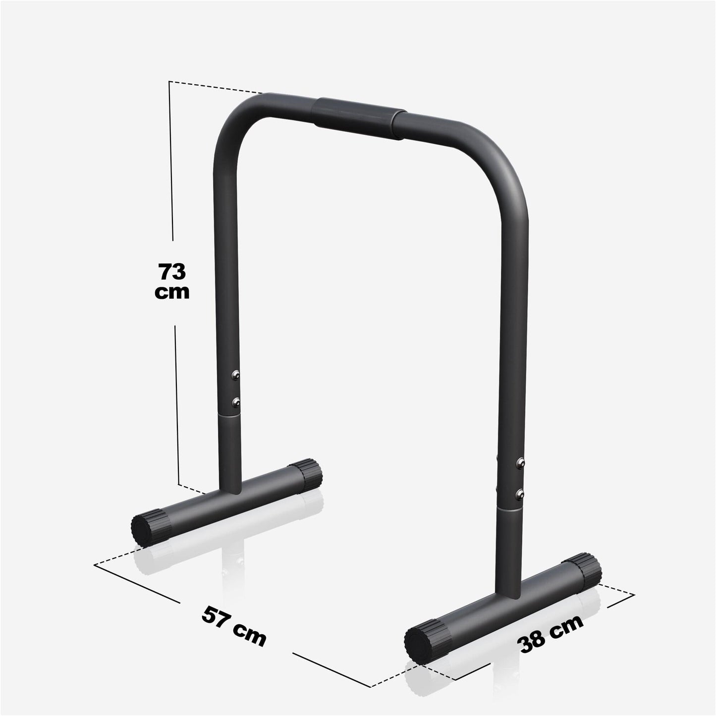 Barra per Flessioni Parallele in Nero/Rosso/Blu