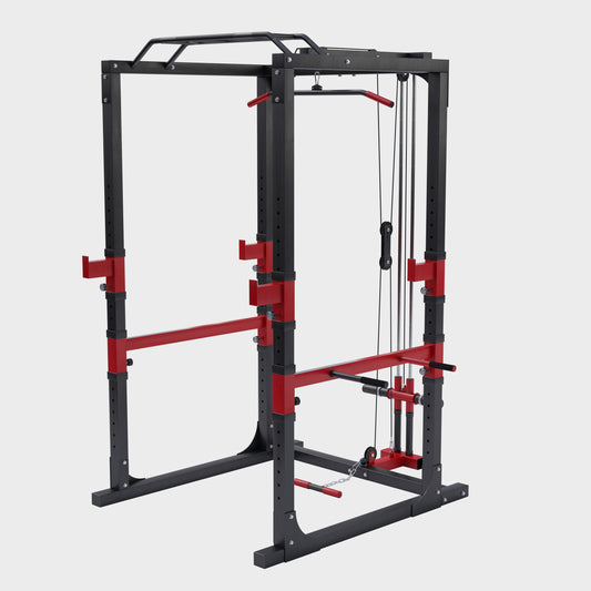 Power Rack Multifunzione con Lat Machine
