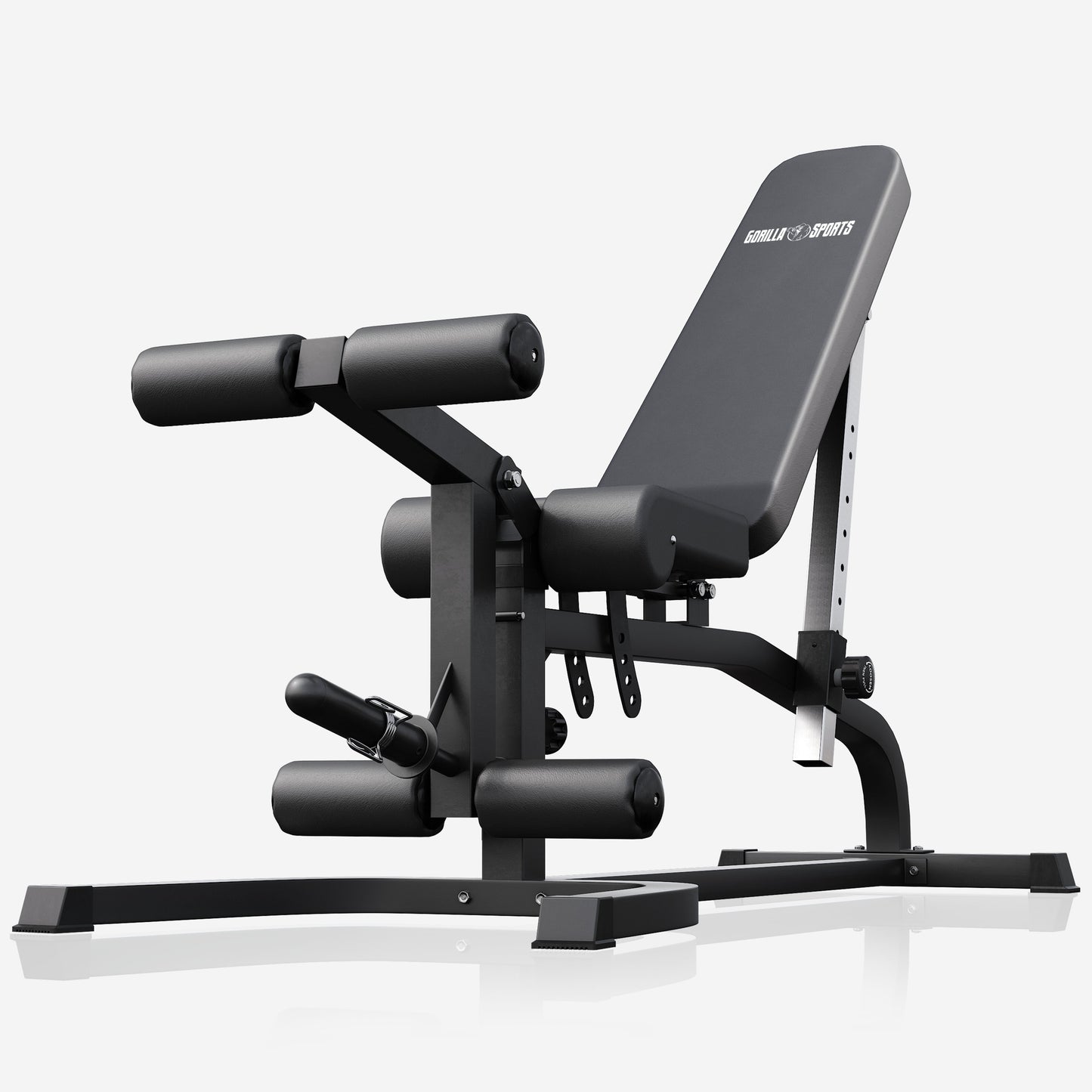 Panca Inclinata con Panca Scott e Leg Extension