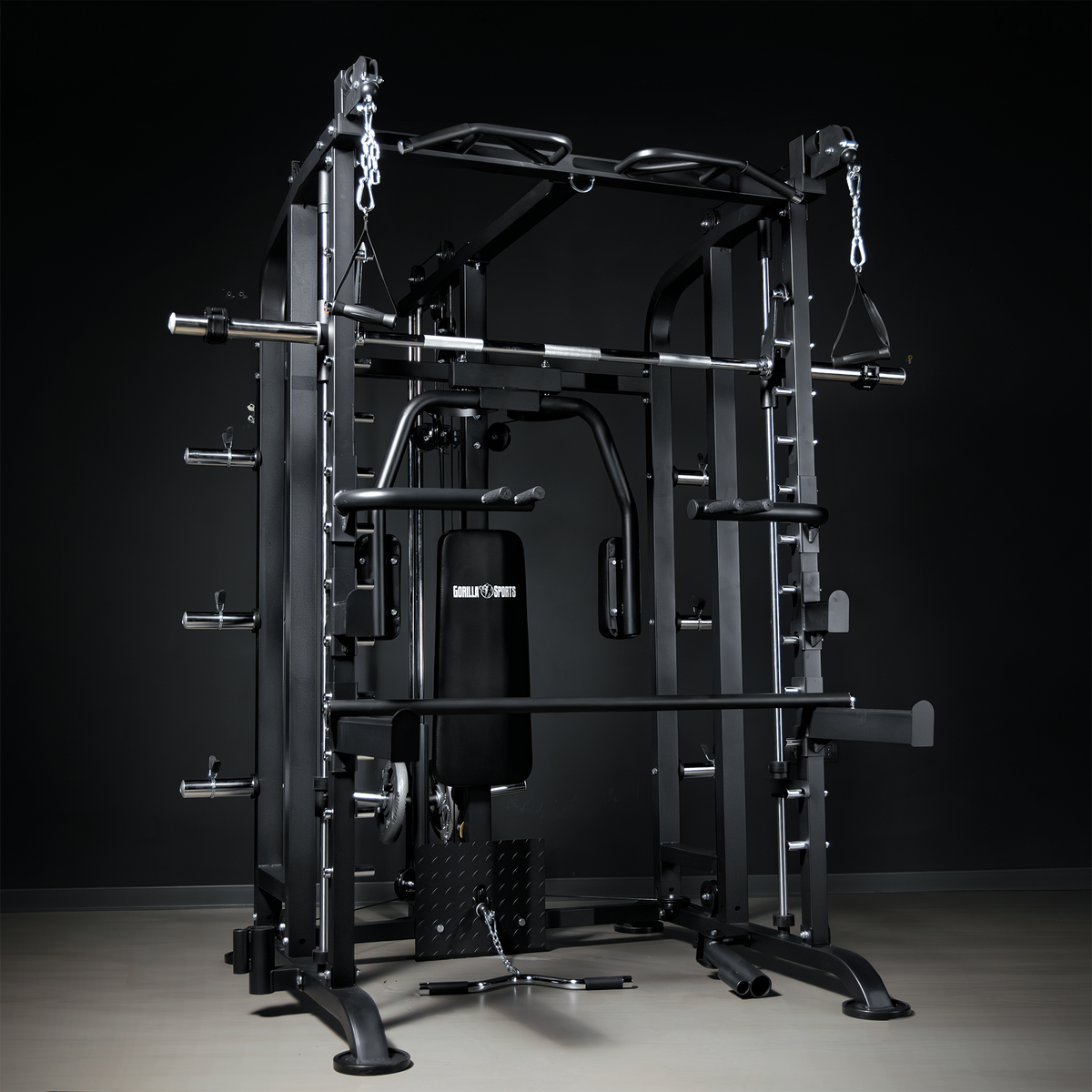Smith Machine Multifunzione in Acciaio