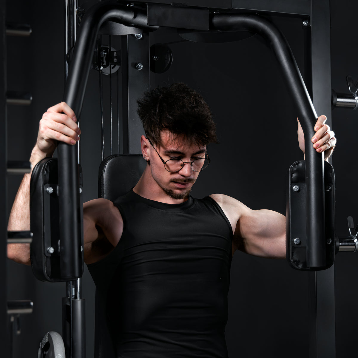 Smith Machine Multifunzione in Acciaio