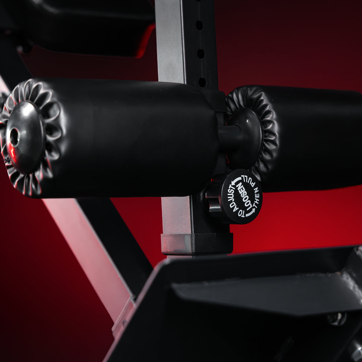 Panca Hyperextension regolabile, in nero
