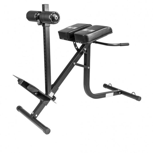 Panca Hyperextension regolabile, in nero
