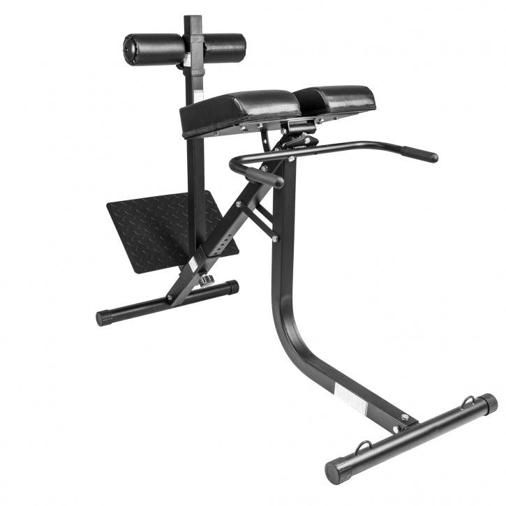 Panca Hyperextension regolabile, in nero
