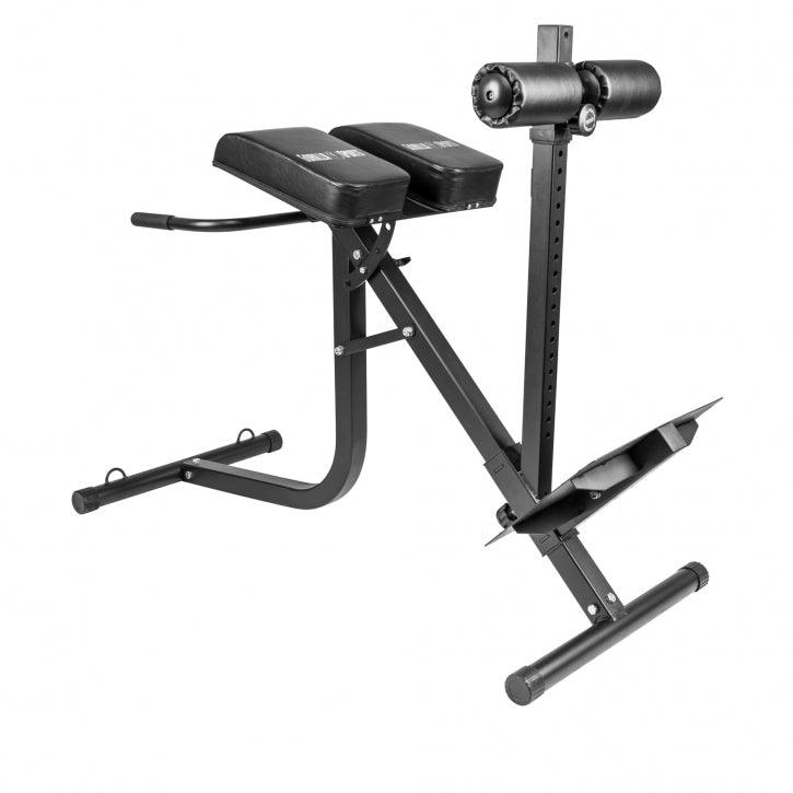 Panca Hyperextension regolabile, in nero