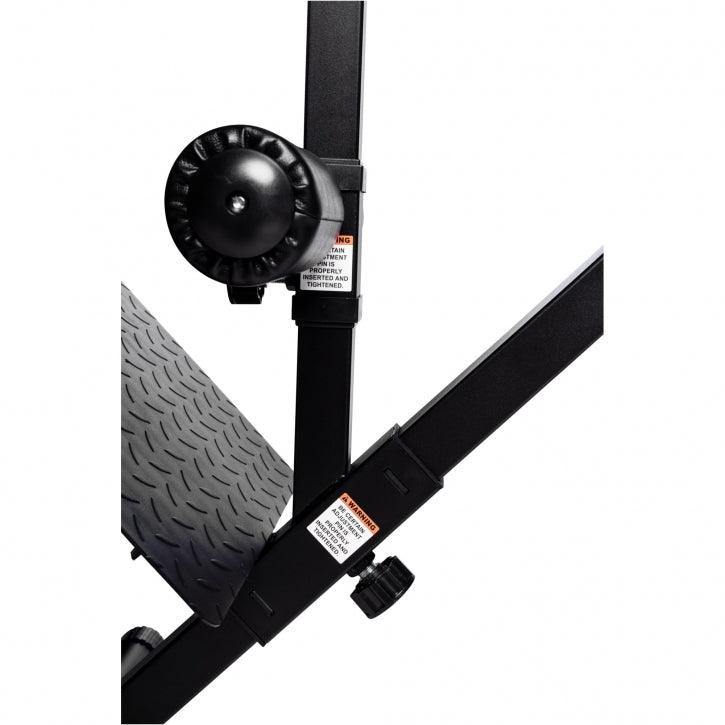 Panca Hyperextension regolabile, in nero