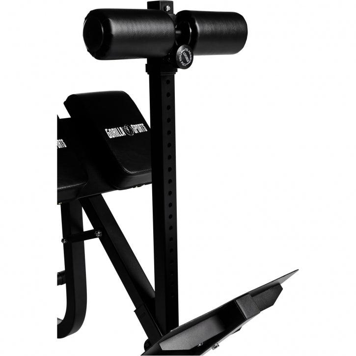 Panca Hyperextension regolabile, in nero