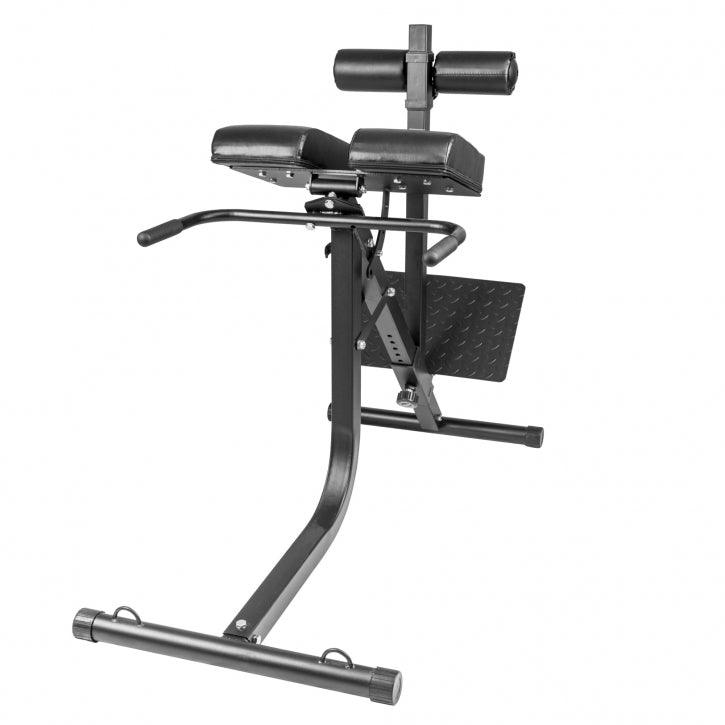 Panca Hyperextension regolabile, in nero