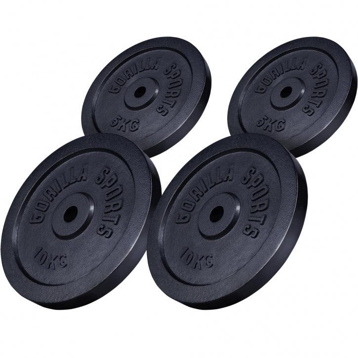 Dischi Pesi 30/31 mm, 1,25-30 kg, in ghisa