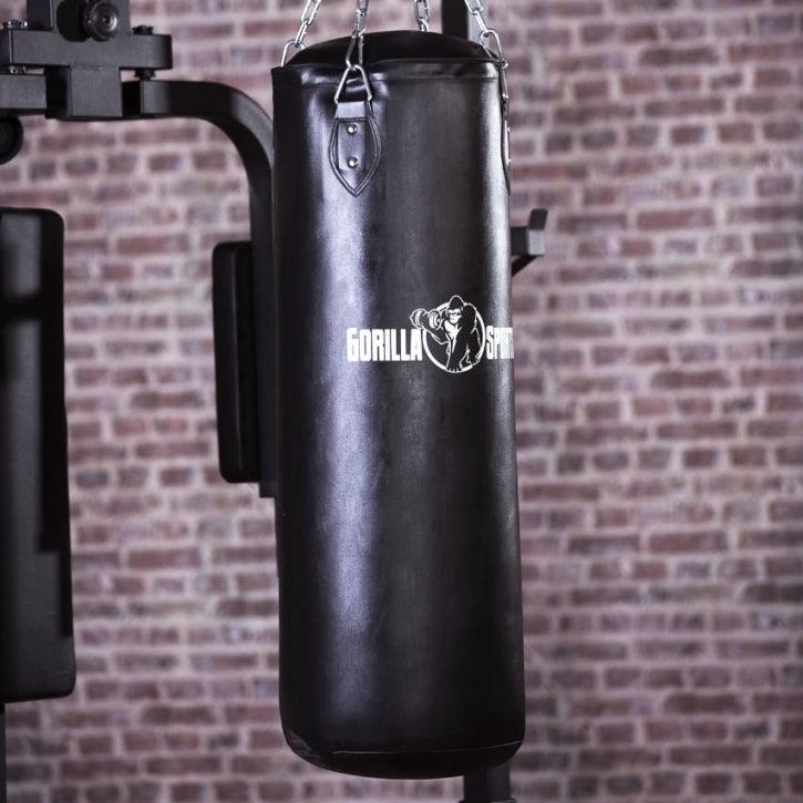 Sacco da Boxe 27/37 kg in Pelle Sintetica con Catene