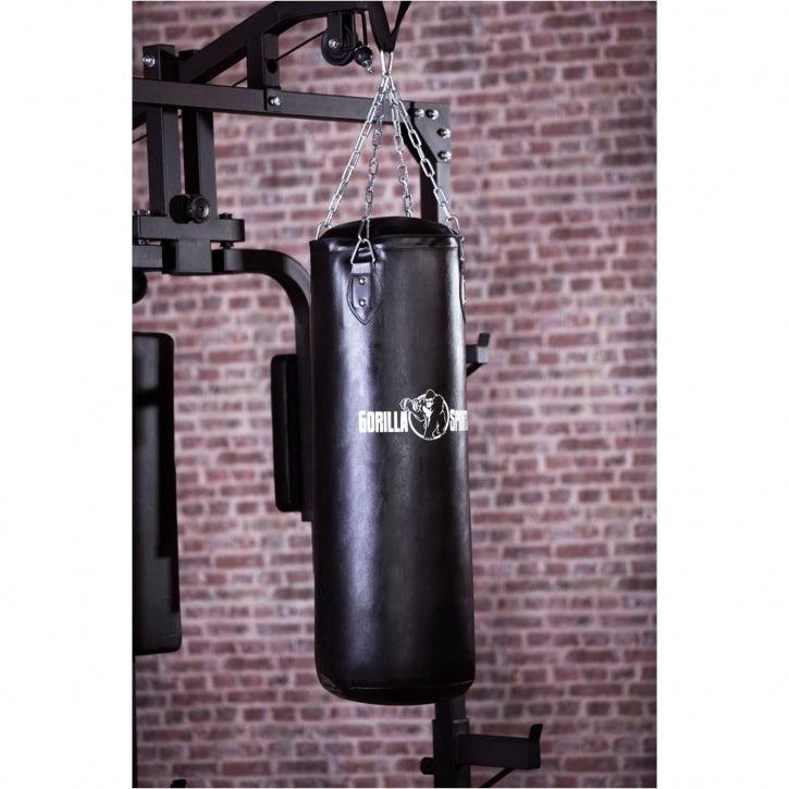 Sacco da Boxe 27/37 kg in Pelle Sintetica con Catene