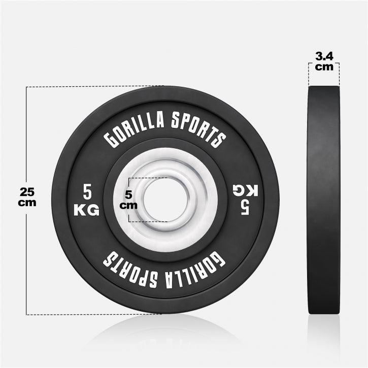 Dischi Bumper Profi 50/51 mm, 5-25 kg