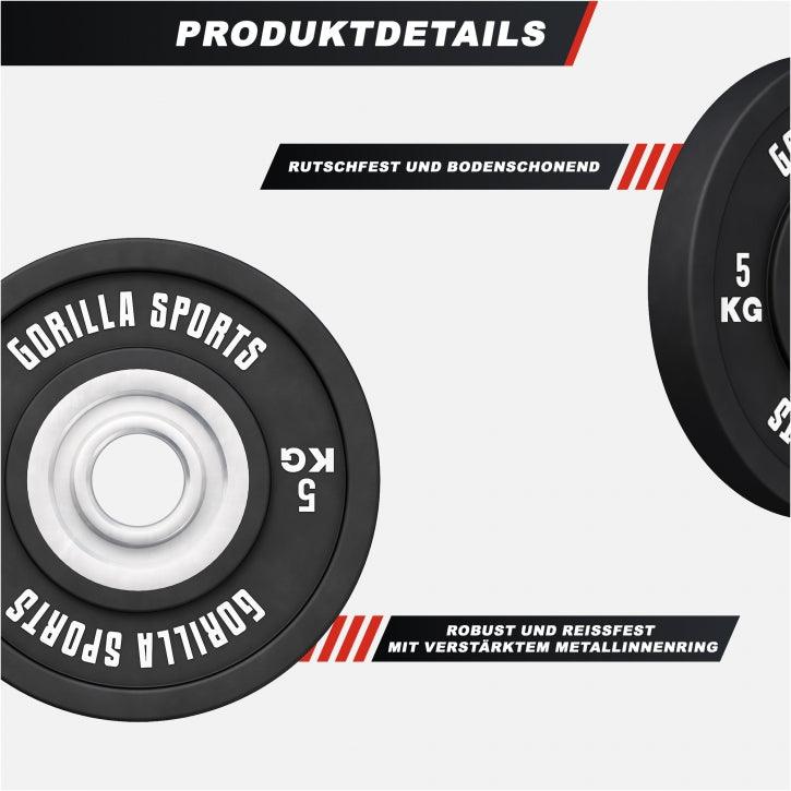 Dischi Bumper Profi 50/51 mm, 5-25 kg