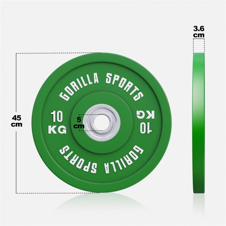 Dischi Bumper Profi 50/51 mm, 5-25 kg