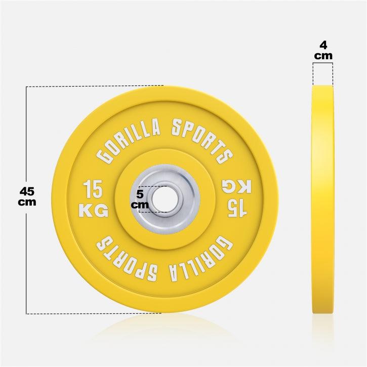Dischi Bumper Profi 50/51 mm, 5-25 kg