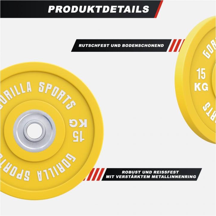 Dischi Bumper Profi 50/51 mm, 5-25 kg