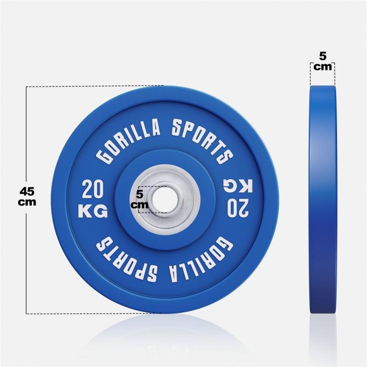 Dischi Bumper Profi 50/51 mm, 5-25 kg
