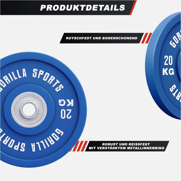 Dischi Bumper Profi 50/51 mm, 5-25 kg