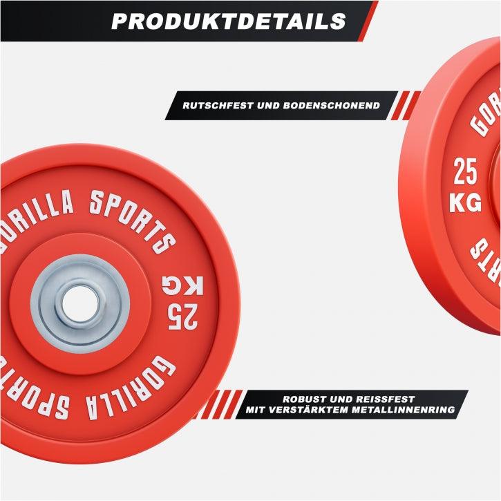 Dischi Bumper Profi 50/51 mm, 5-25 kg