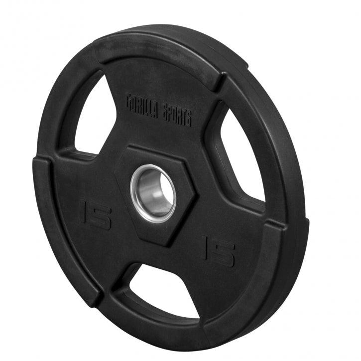 Dischi Pesi Olympia 50/51mm, 1,25-25 kg, con impugnatura in plastica