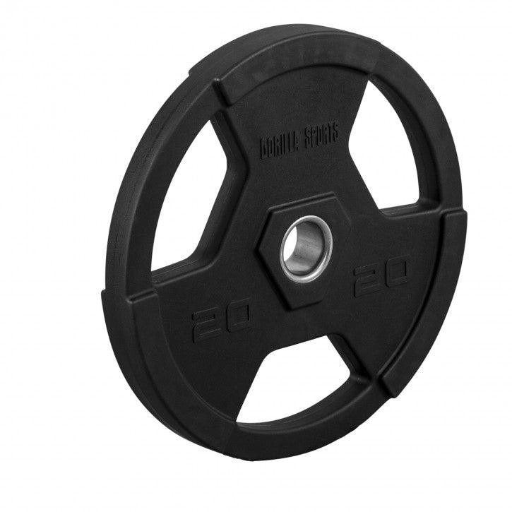 Dischi Pesi Olympia 50/51mm, 1,25-25 kg, con impugnatura in plastica