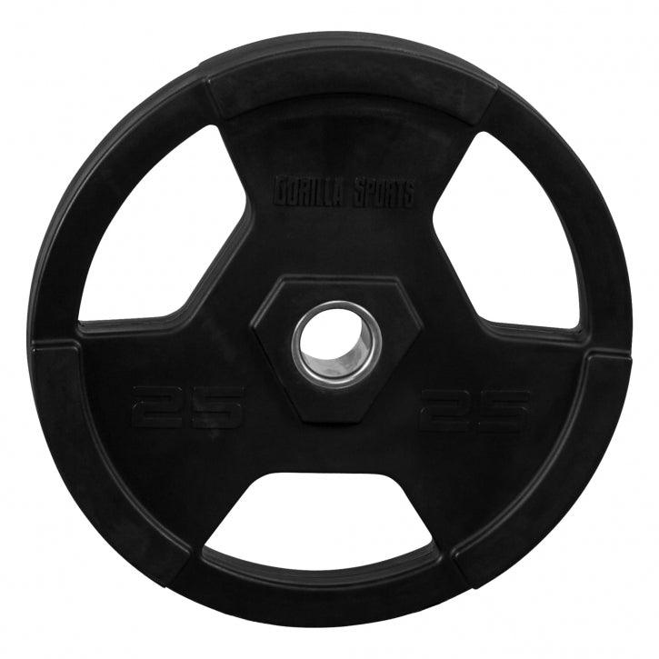 Dischi Pesi Olympia 50/51mm, 1,25-25 kg, con impugnatura in plastica