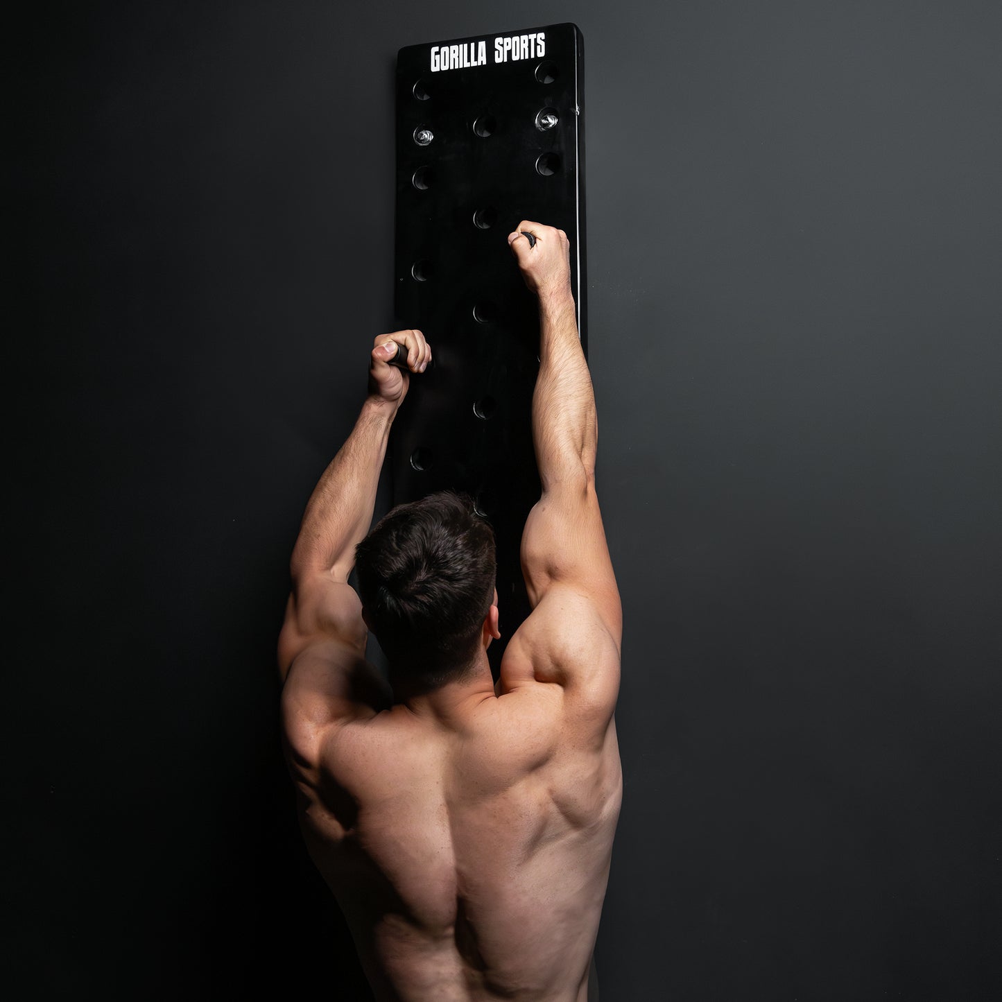 Pegboard, Tavola da Arrampicata con Perni nera