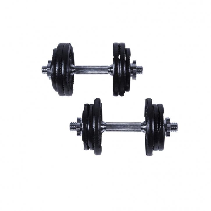 Set Manubri Gripper Black 27,5 kg - 6x 1,25 kg + 6x 2,5 kg