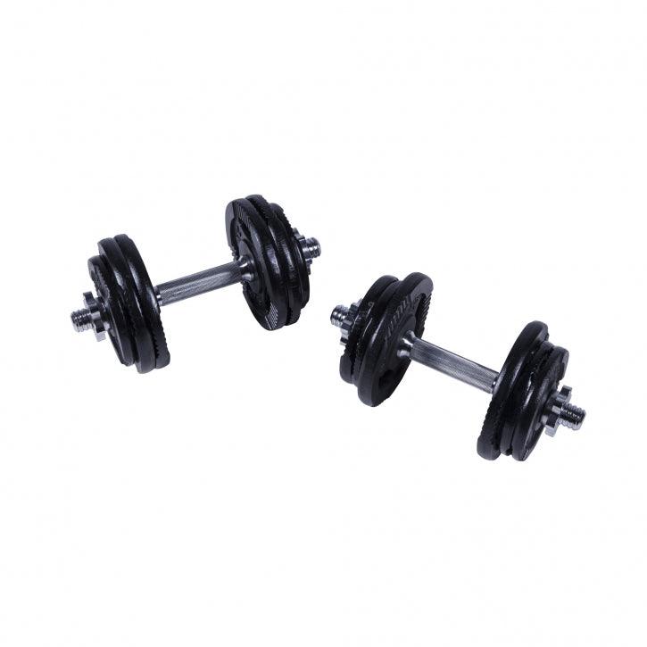 Set Manubri Gripper Black 27,5 kg - 6x 1,25 kg + 6x 2,5 kg