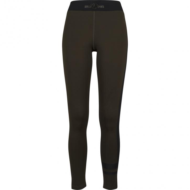 Leggings Sportivi in nero/rosa e nero/oliva