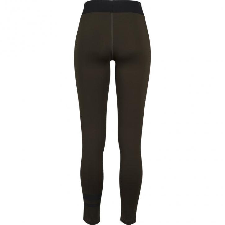 Leggings Sportivi in nero/rosa e nero/oliva