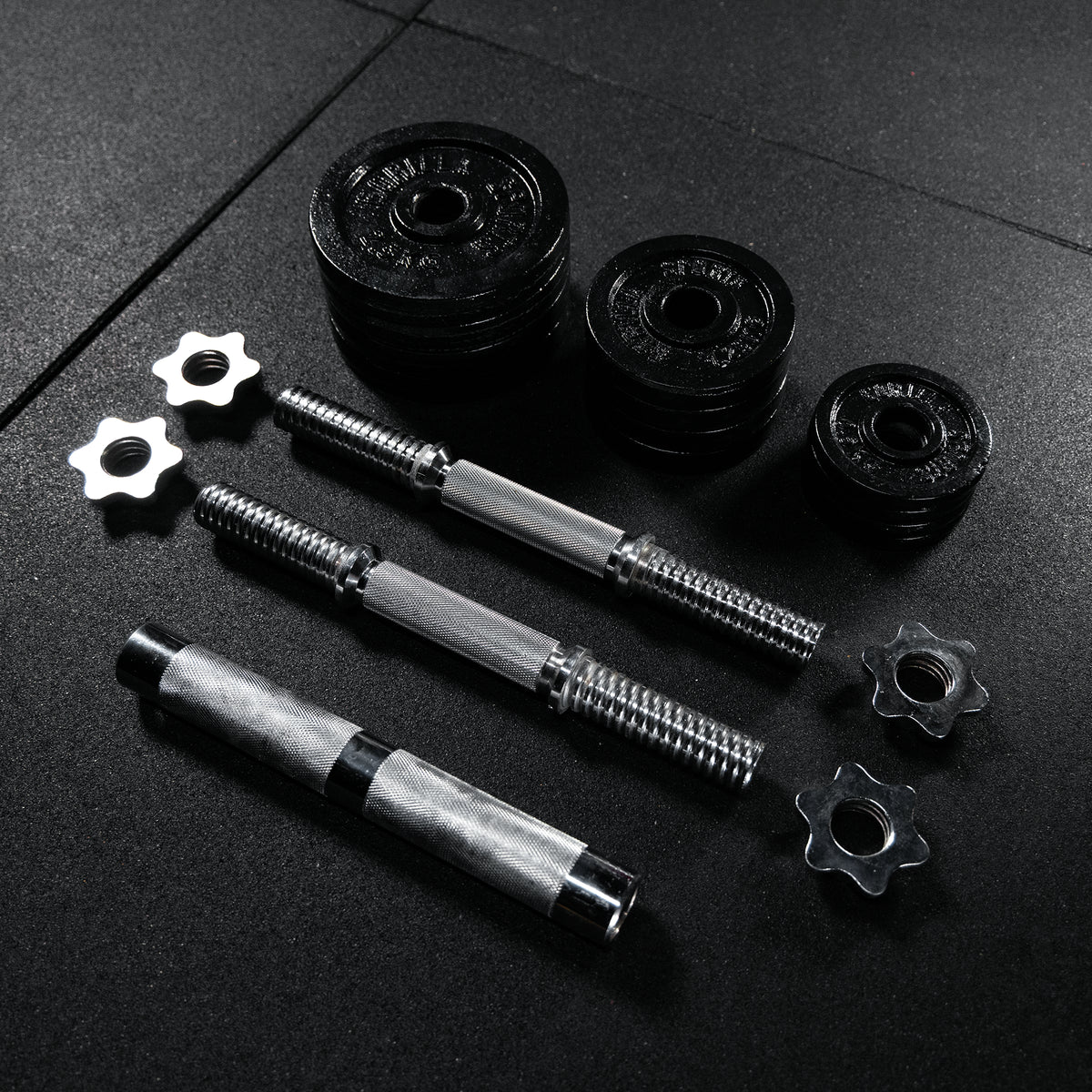 Set Manubri in Ghisa 22 kg regolabili 2 in 1